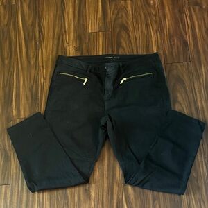 Michael Kors Black Straight Leg Jeans